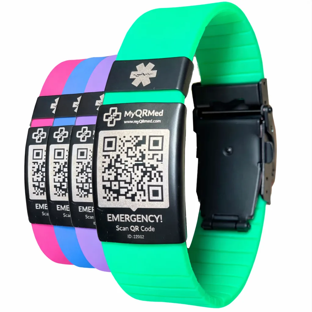 ClipFit Emergency ID Alert Bracelet